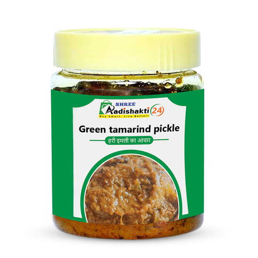 Green Tamarind Pickle, Spicy and Tangy