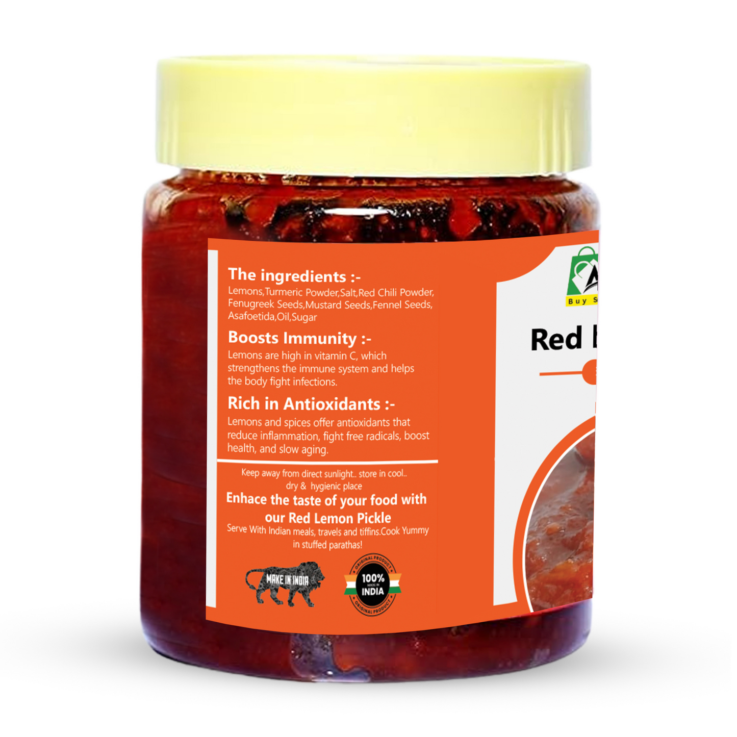 SHREE AADISHAKTI 24 Red Lemon Pickle